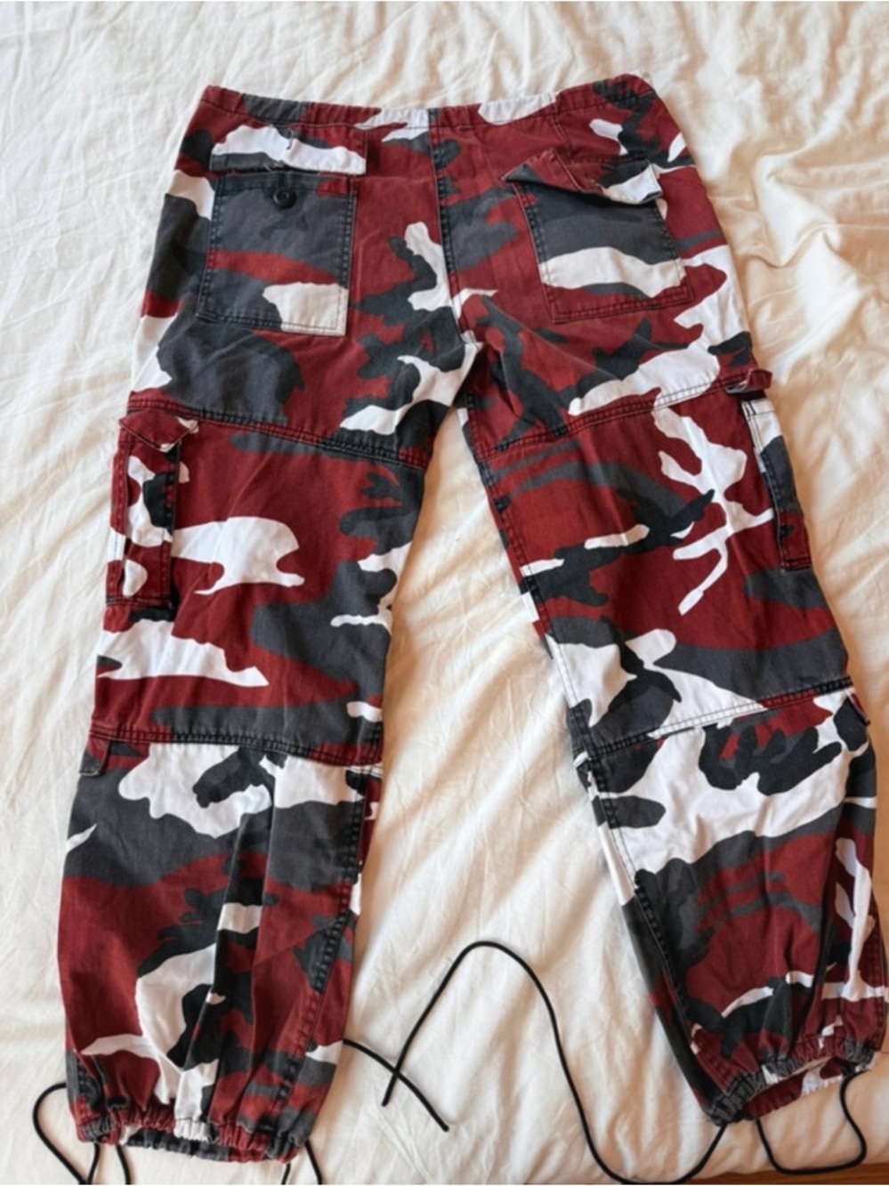 Rothco Red, White & Black Camo Cargo Joggers